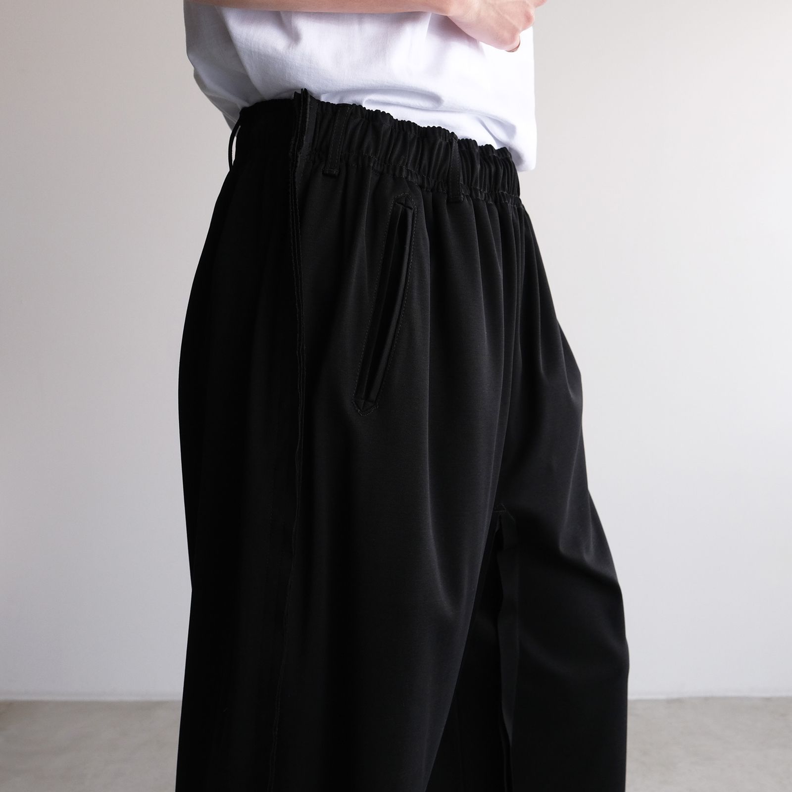 "Slit"Pants - パンツ-（Black / ブラック）