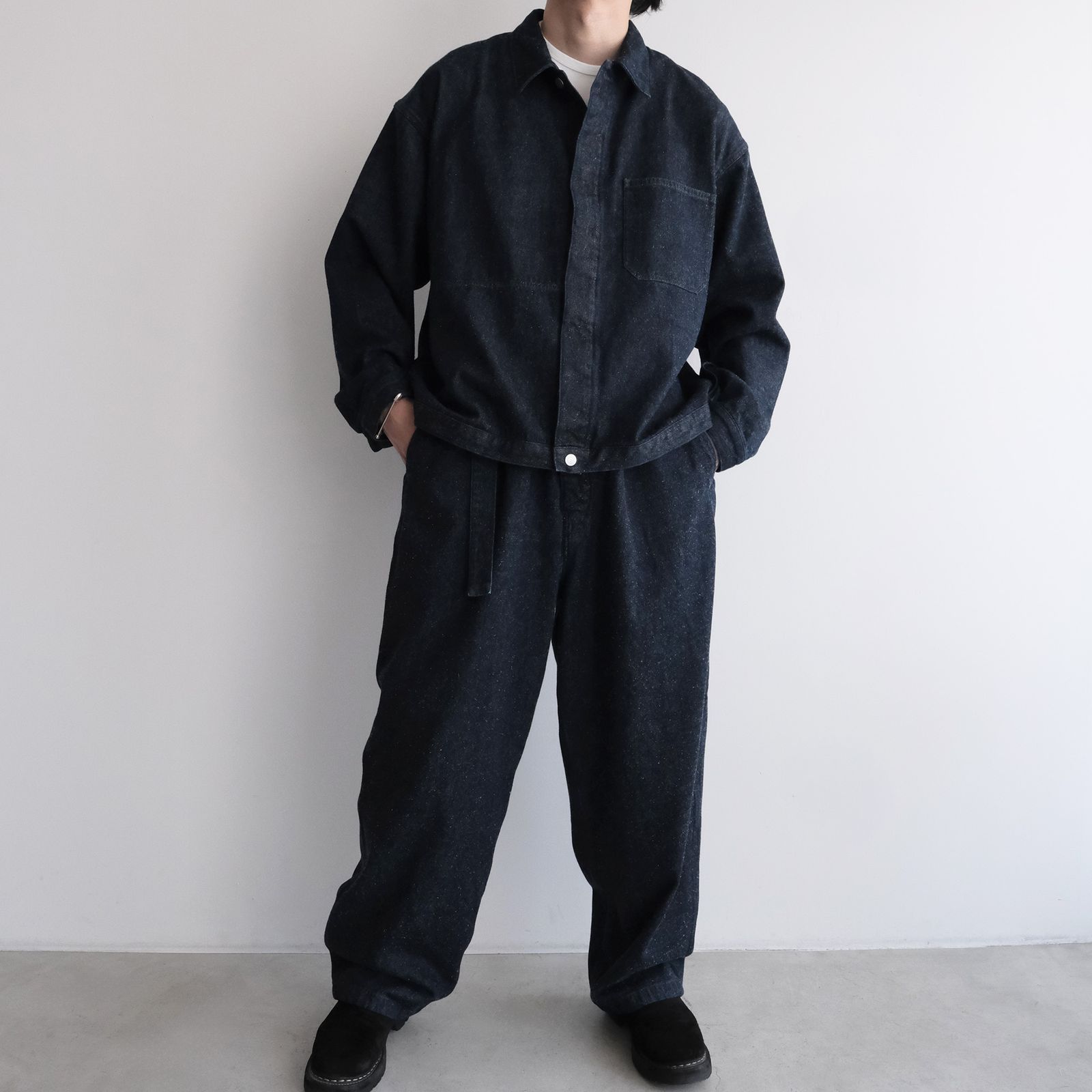 Silk Denim Work Jacket -ジャケット-（Indigo / インディゴ）