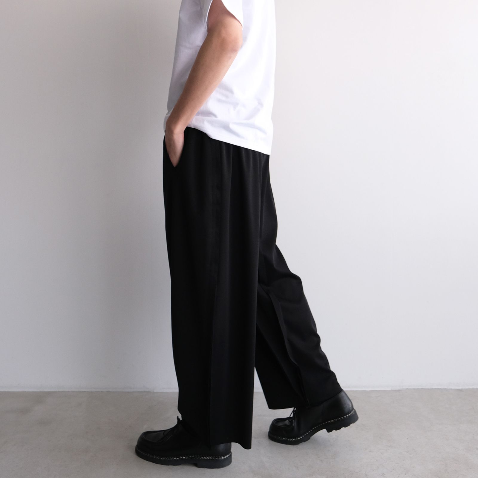 "Slit"Pants - パンツ-（Black / ブラック）