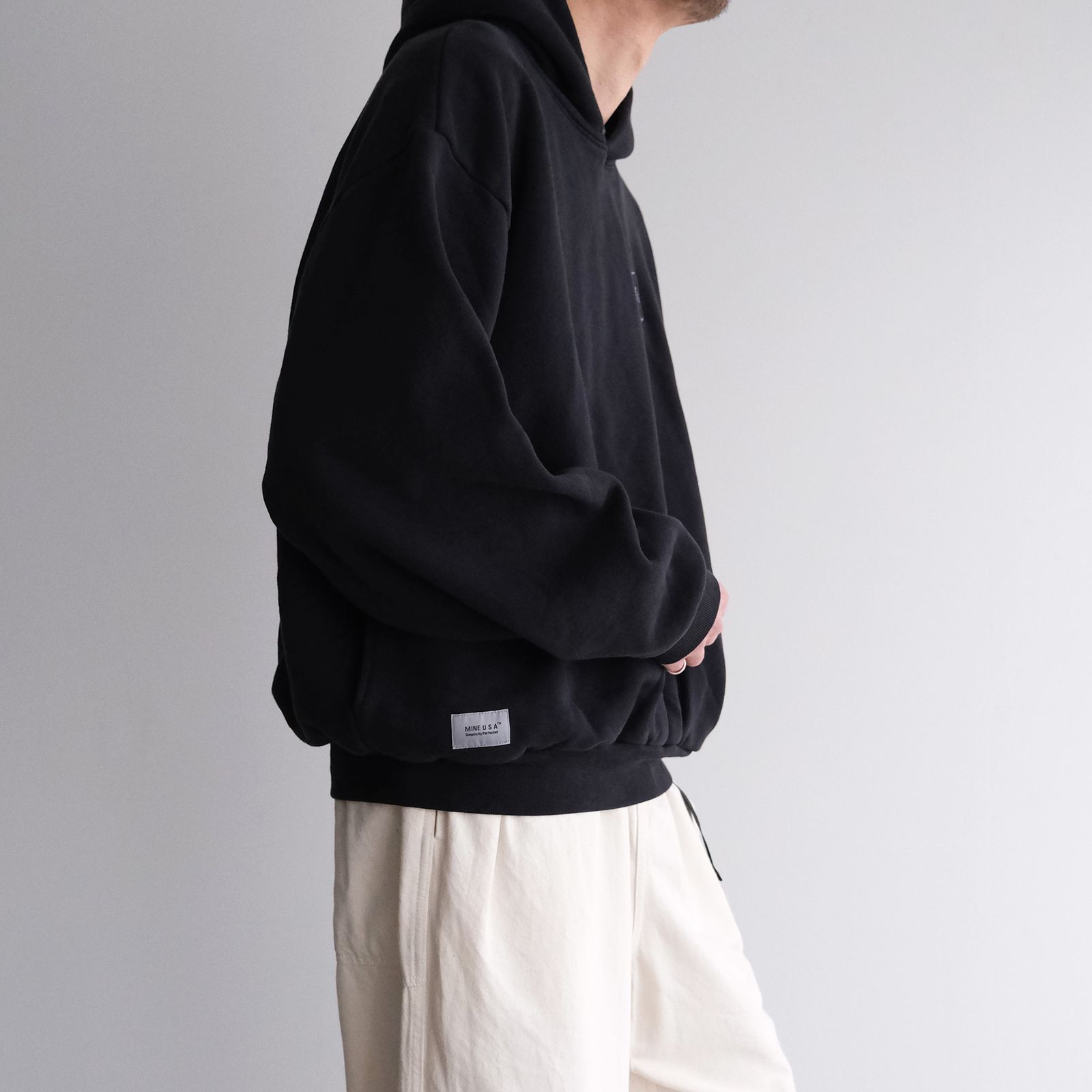 Cursive Sign ST PT 16oz -スウェットパンツ-（Fade Black / フェード ブラック）