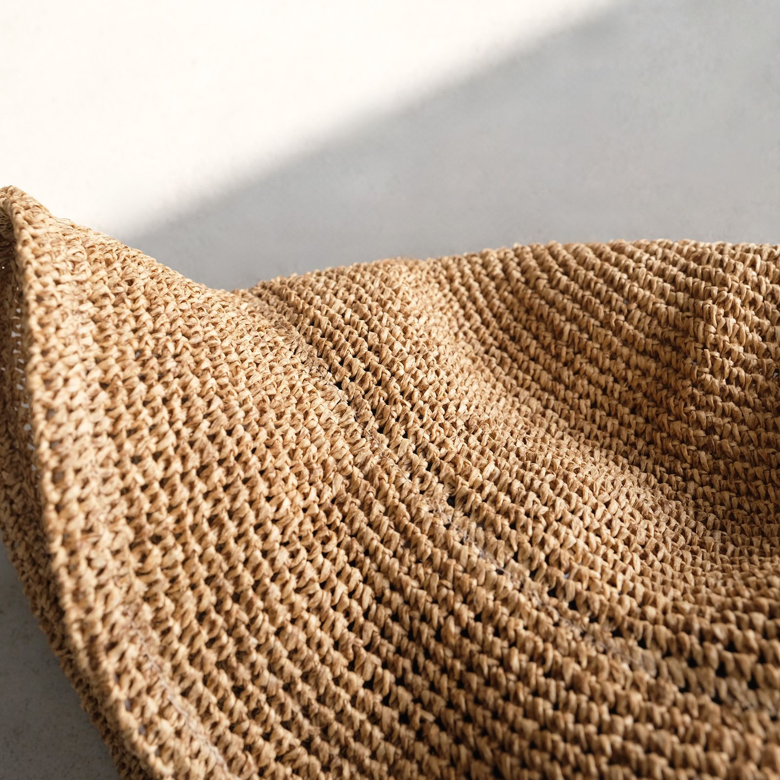 Paper Crochet Hat -ハット-（Natural / チャコール）