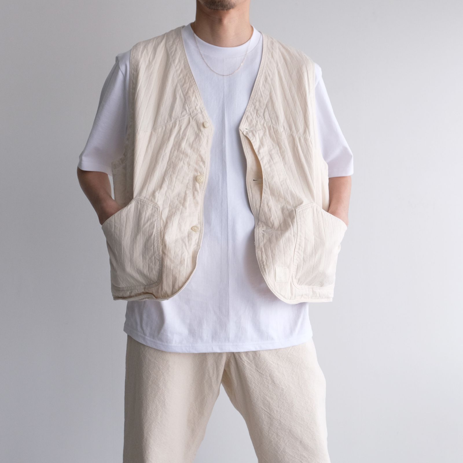 Hunting Vest -ジャケット-（Natural / ナチュラル）