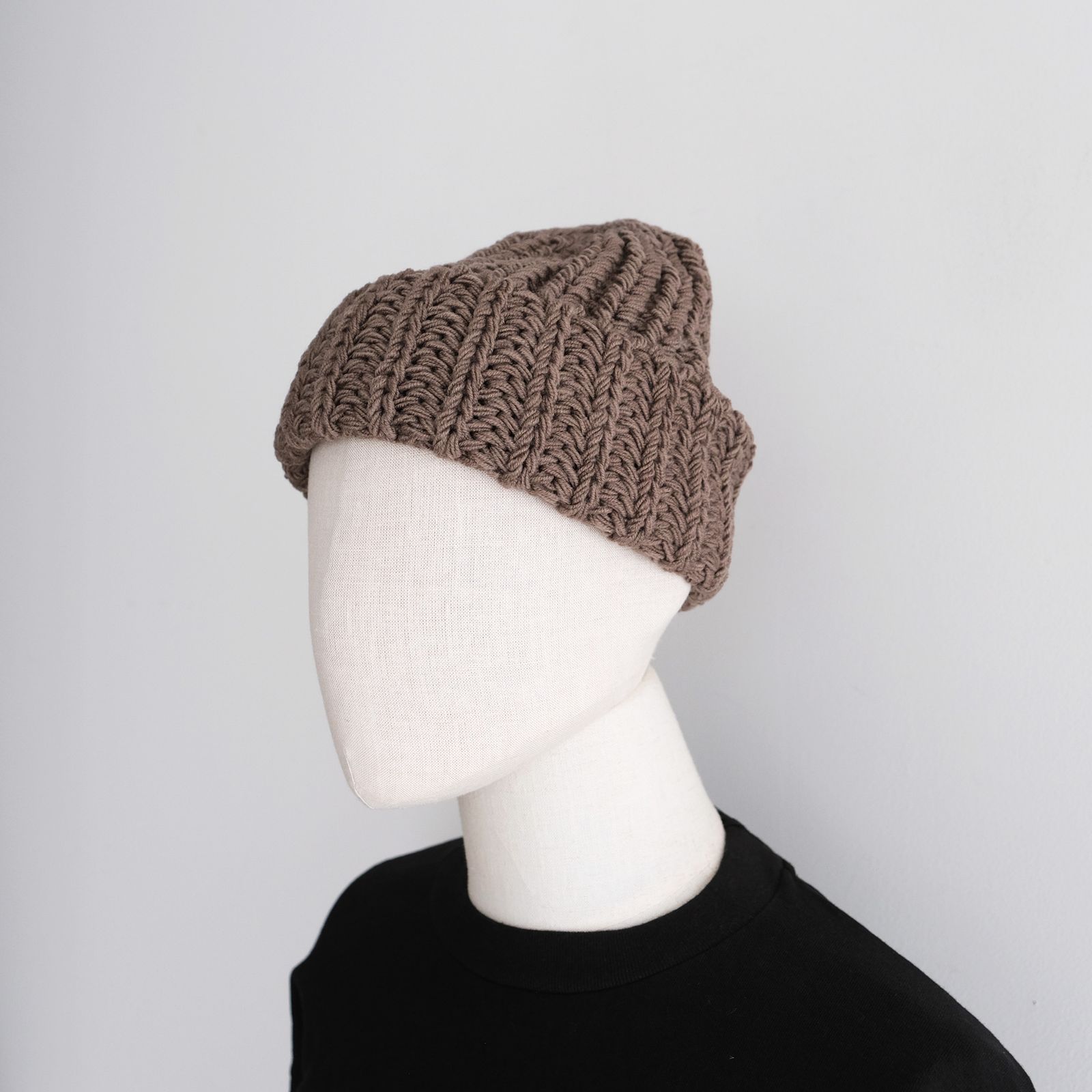 Big Knit -ニットキャップ-（Beige /ベージュ）