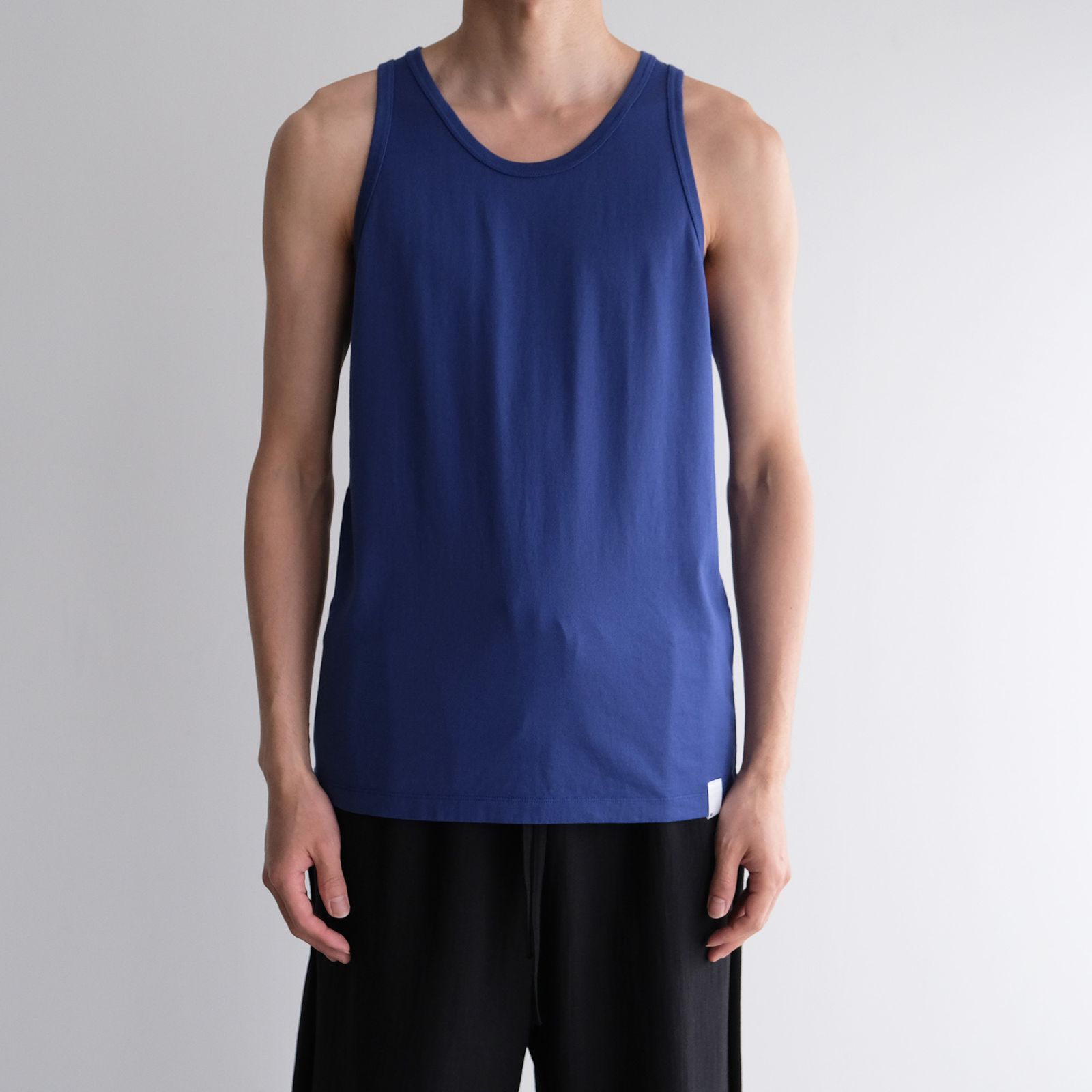 Giza Cotton Tanktop -タンクトップ-（Blue / ブルー）
