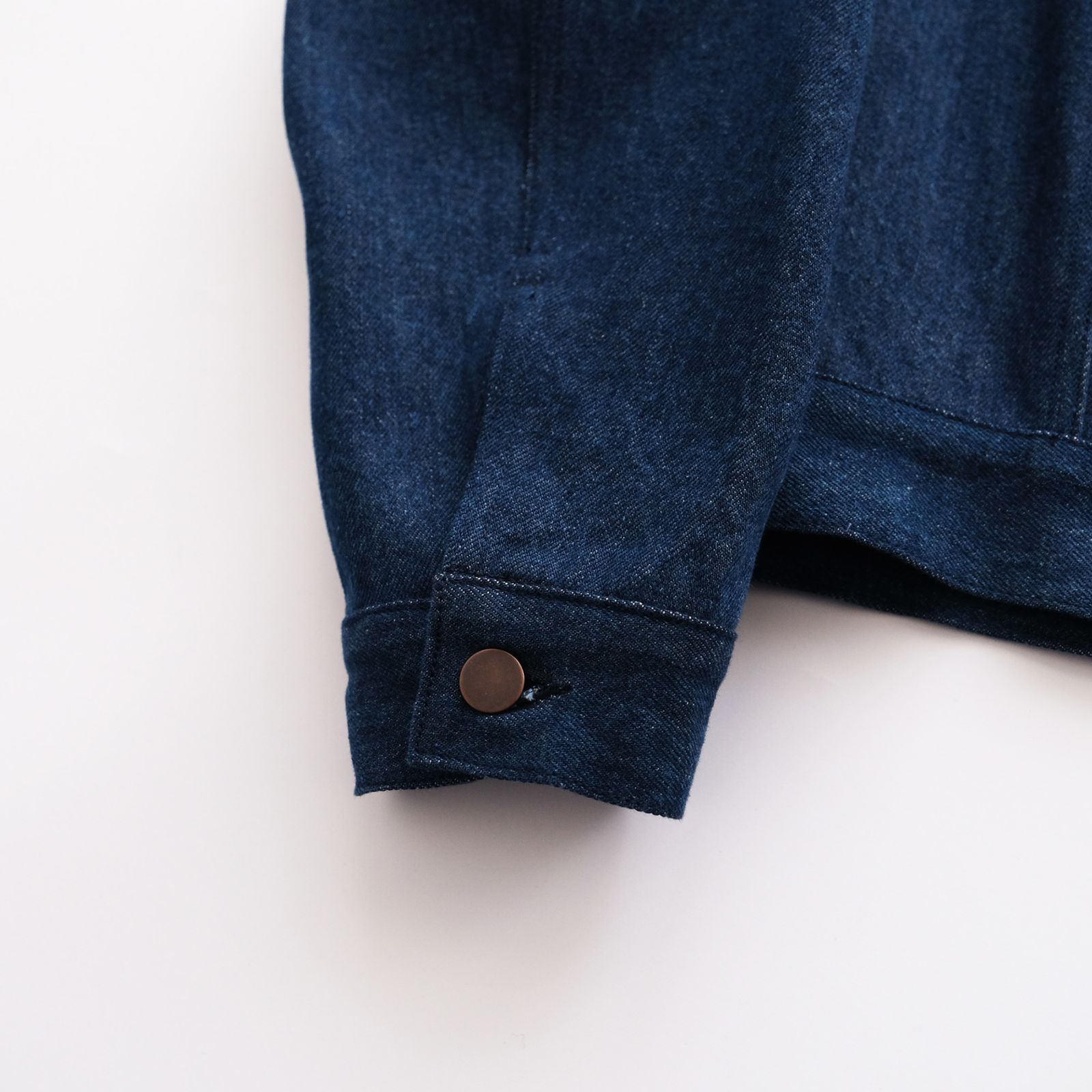 "1"Zip:Denim Jacket - ジャケット（D.Blue / ダークブルー）