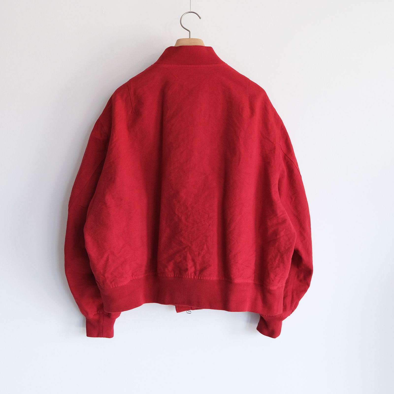 Cotton Canvas MA-1 Blouson -ブルゾン-（Red / レッド）