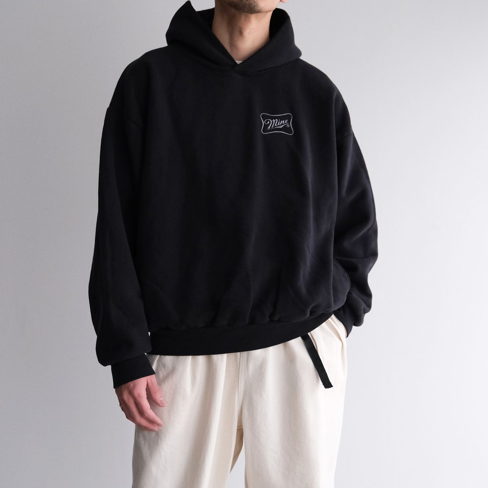 Cursive Sign ST PT 16oz -スウェットパンツ-（Fade Black / フェード ブラック）