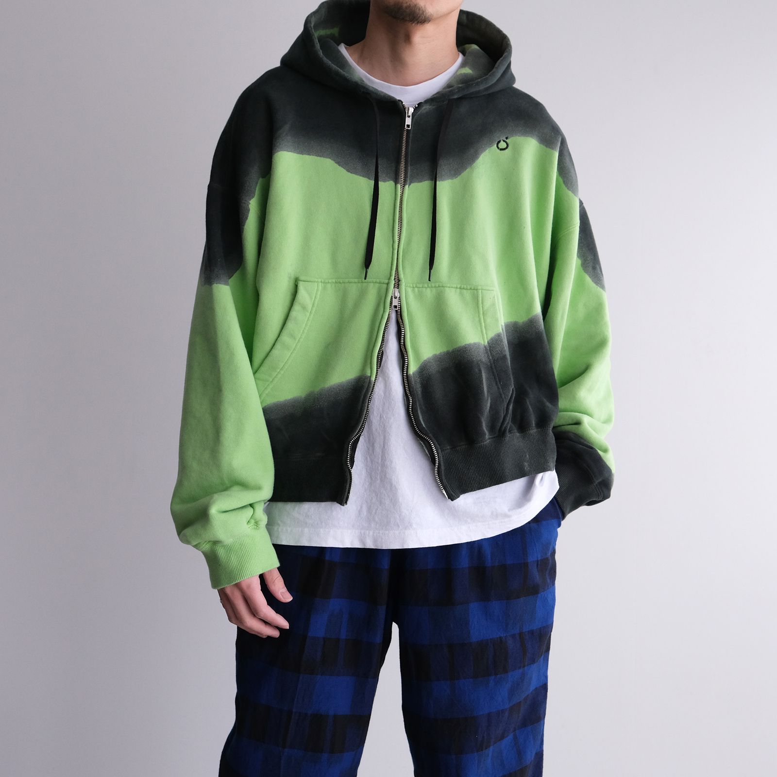 Hand Dye Twist Parka -パーカー-（Green / グリーン）