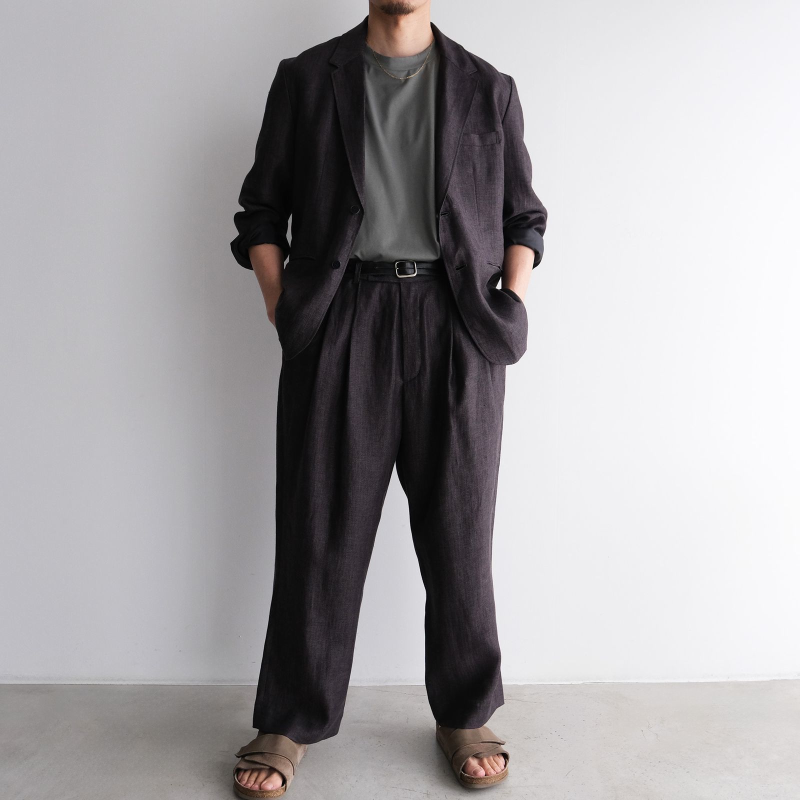 Earl Pants -パンツ-（Charcoal / チャコール）