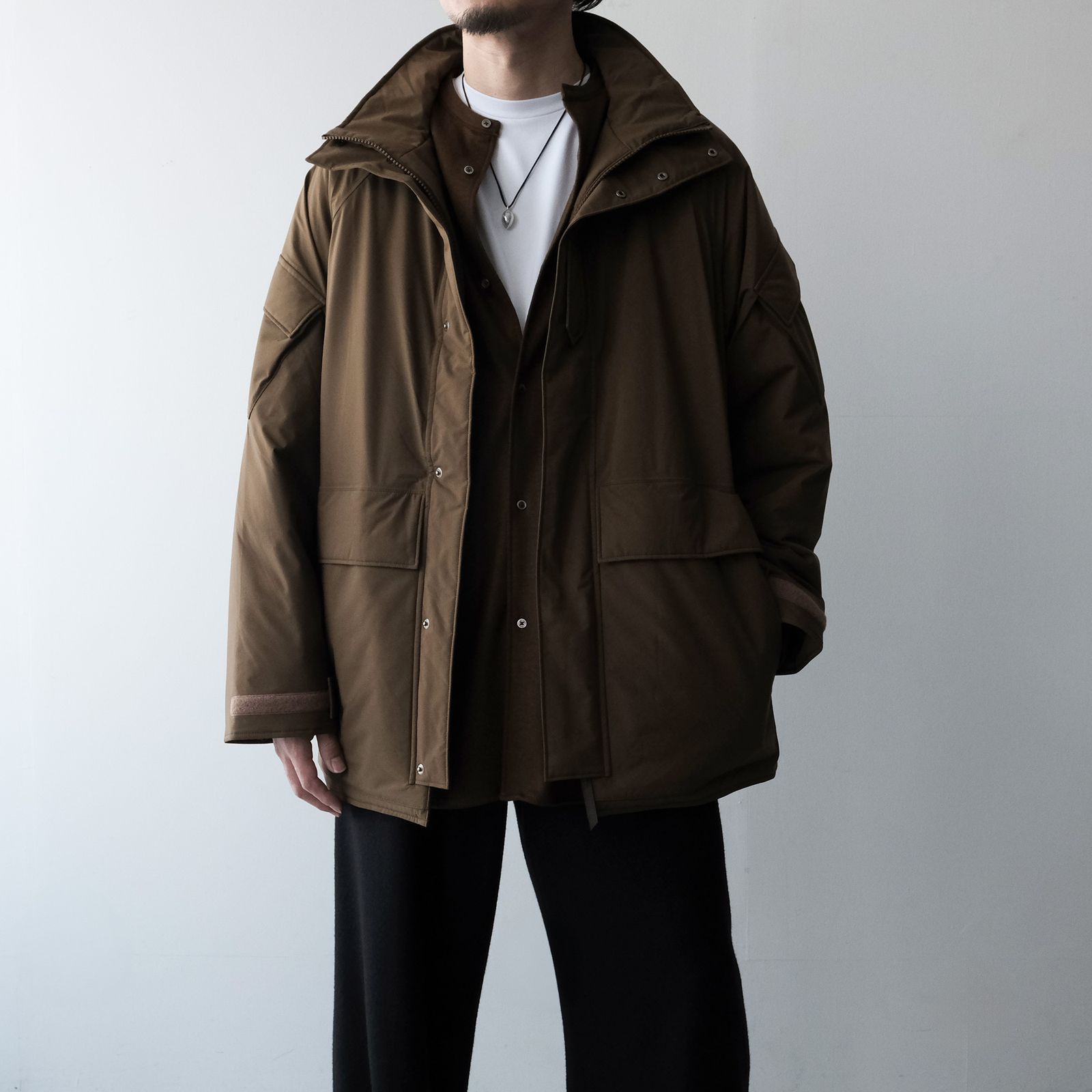 PERTEX SHIELD Insulated Military Parka -ジャケット-（Brown / ブラウン）GM263-30271