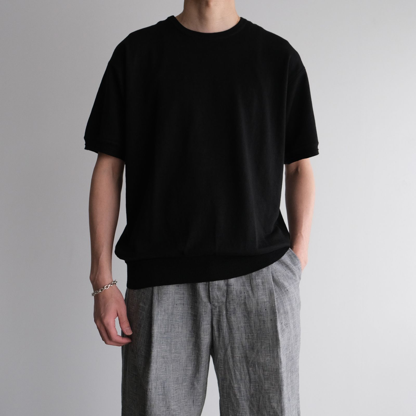 2/26Safirin 18Gauge Knit Pullover -Tシャツ-（Black / ブラック）