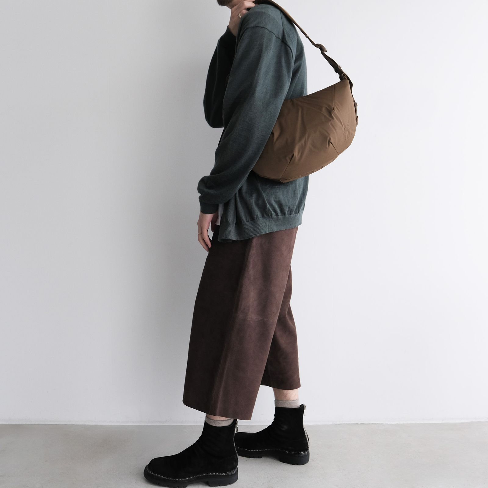 Blankof For GP Medium Crescent Bag -バッグ-（Brown / ブラウン）GU263-90513