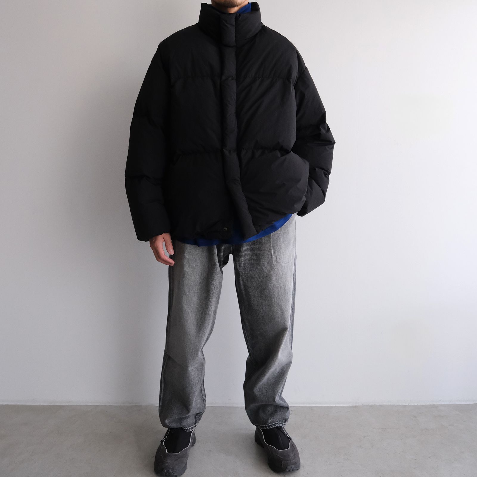 Garment Dyed Down Jacket -ダウンジャケット-（Black / ブラック）GM253-30574