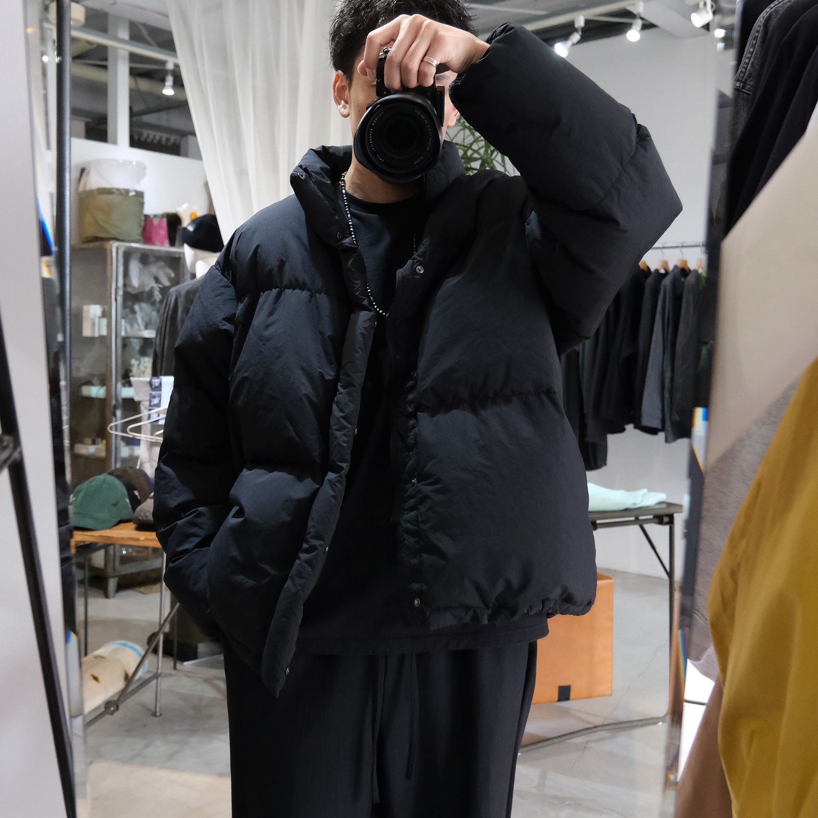 Garment Dyed Down Jacket -ダウンジャケット-（Black / ブラック）