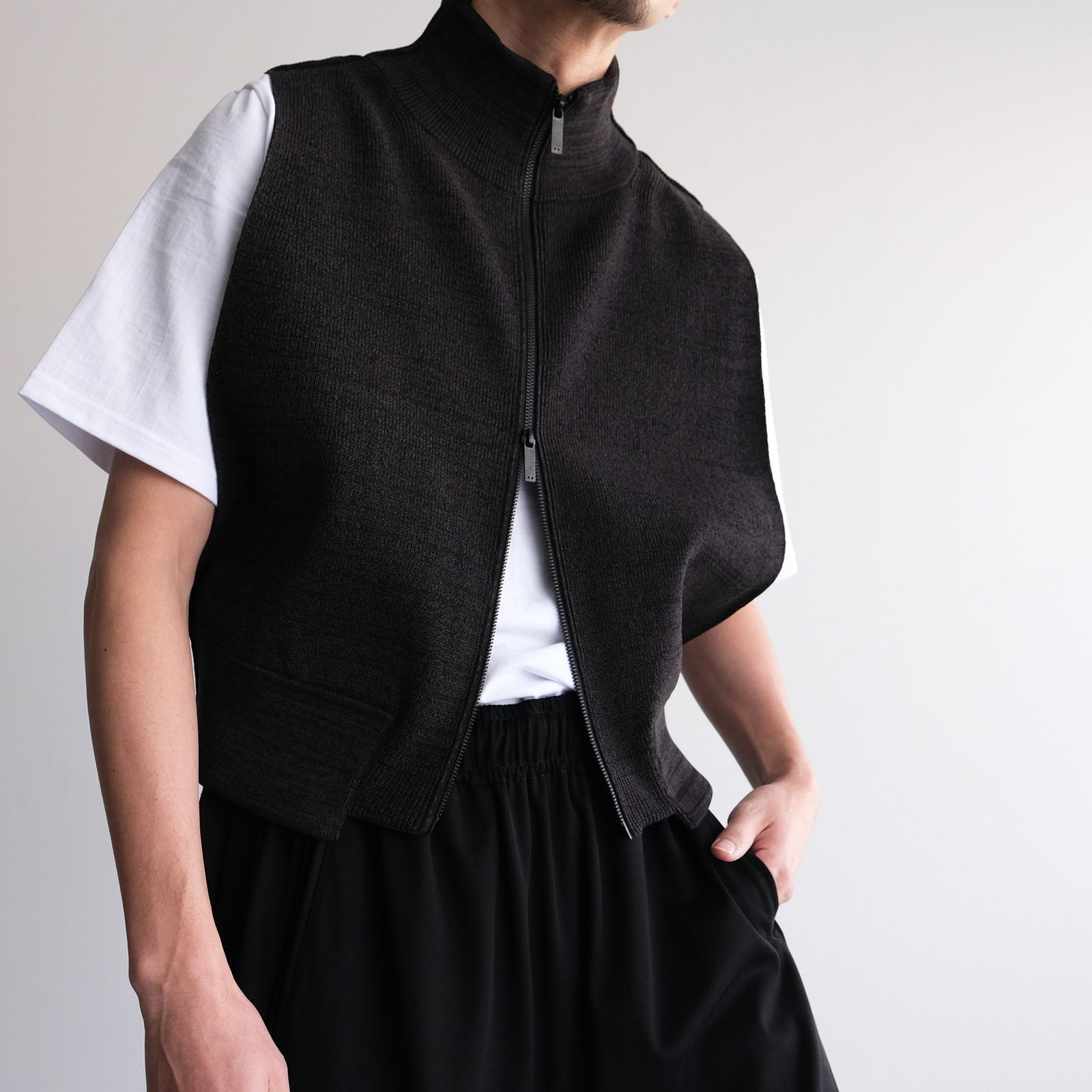 Driver's Knit Vest -ベスト-（Black / ブラック）