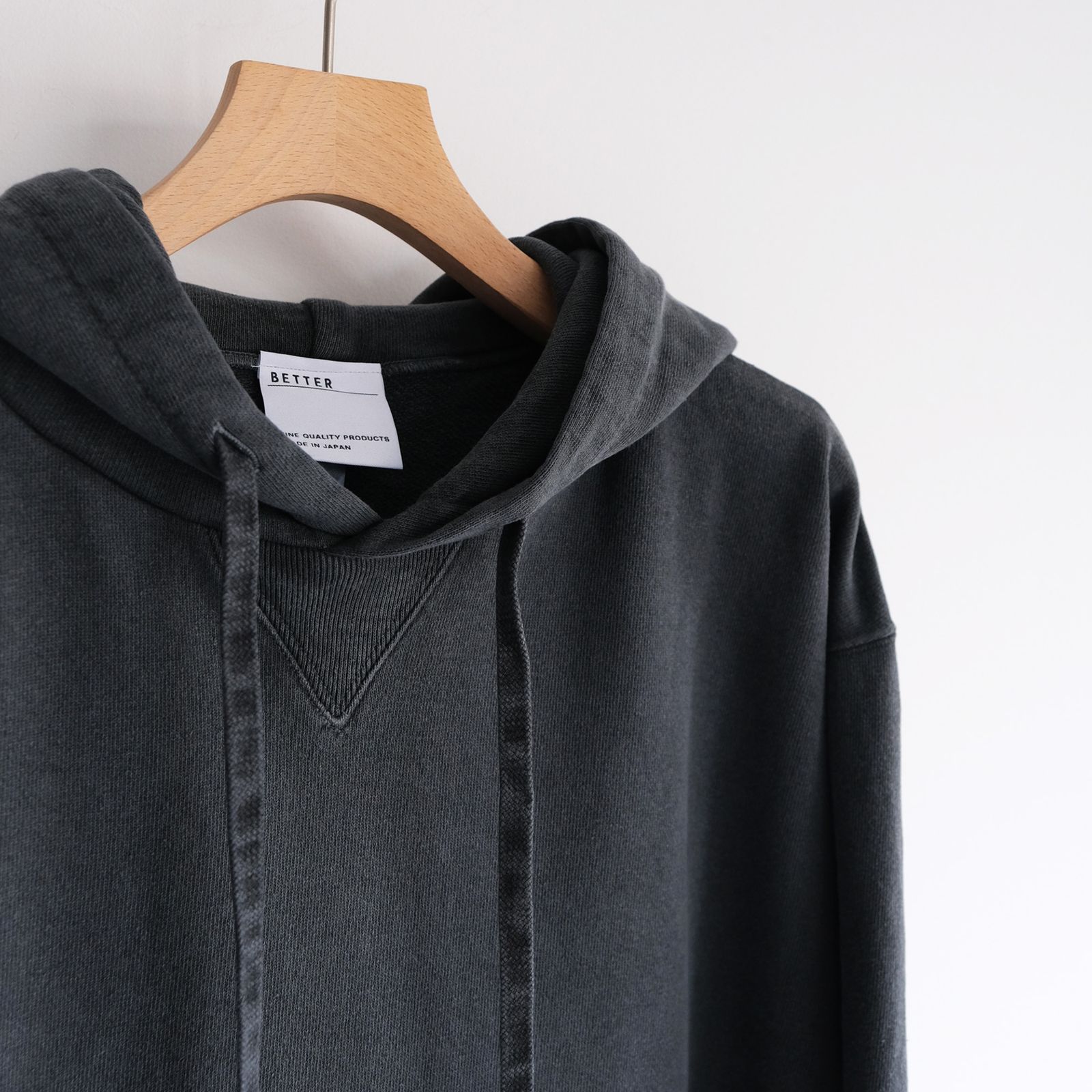Pigment Dyed Pullover Hoody -パーカー-（Gray / グレー）