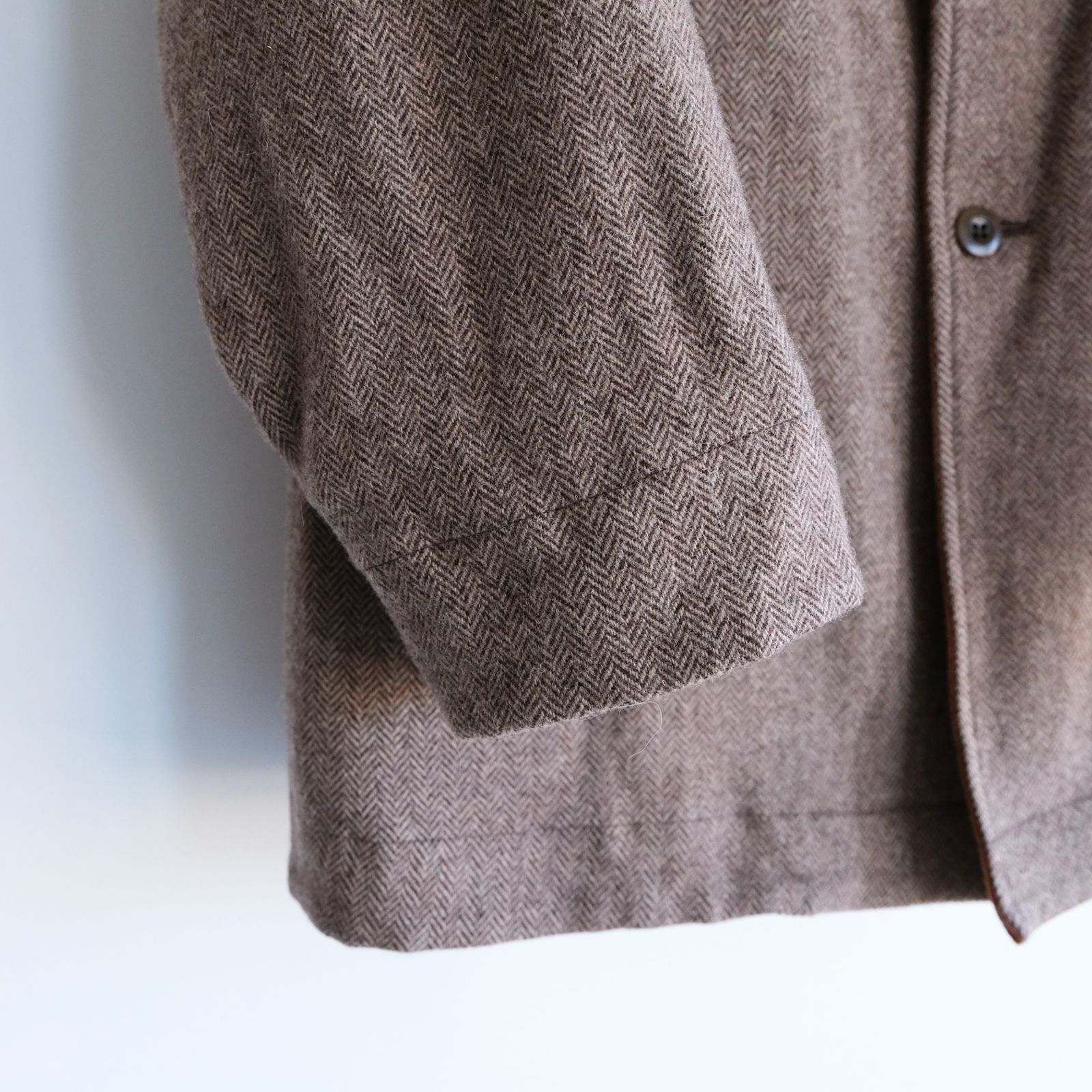 Novem Jacket -ジャケット-（Brown Herringbone / ブラウン ヘリンボーン）