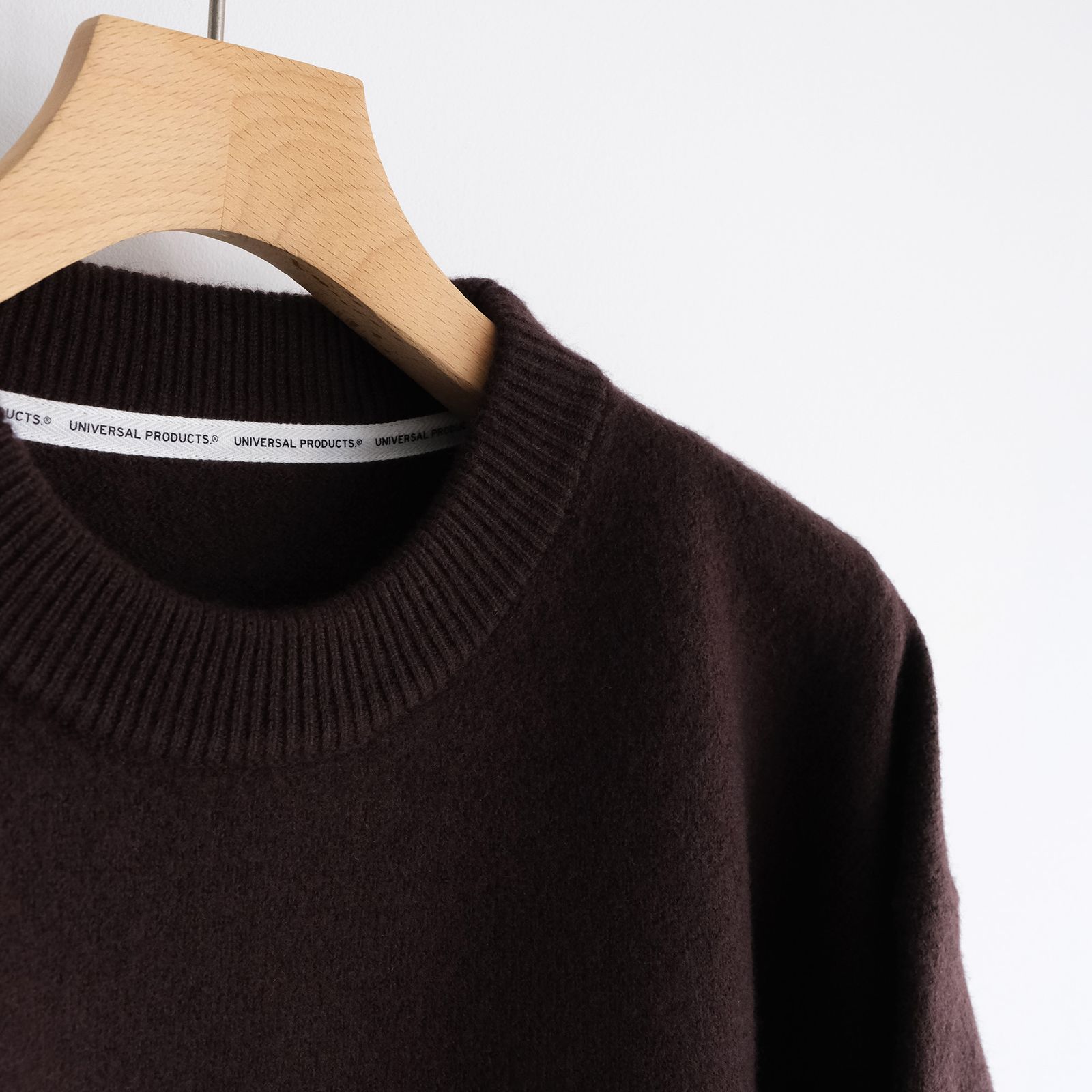 Felted Merino Wool Foodie Knit -パーカー-（Brown / ブラウン）