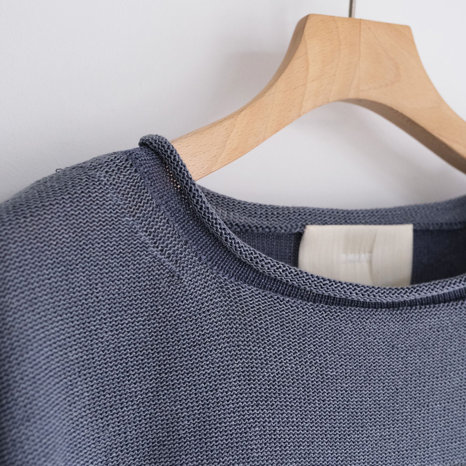 Panel Border Sweather -ニット-（Blue Gray / ブルーグレー）