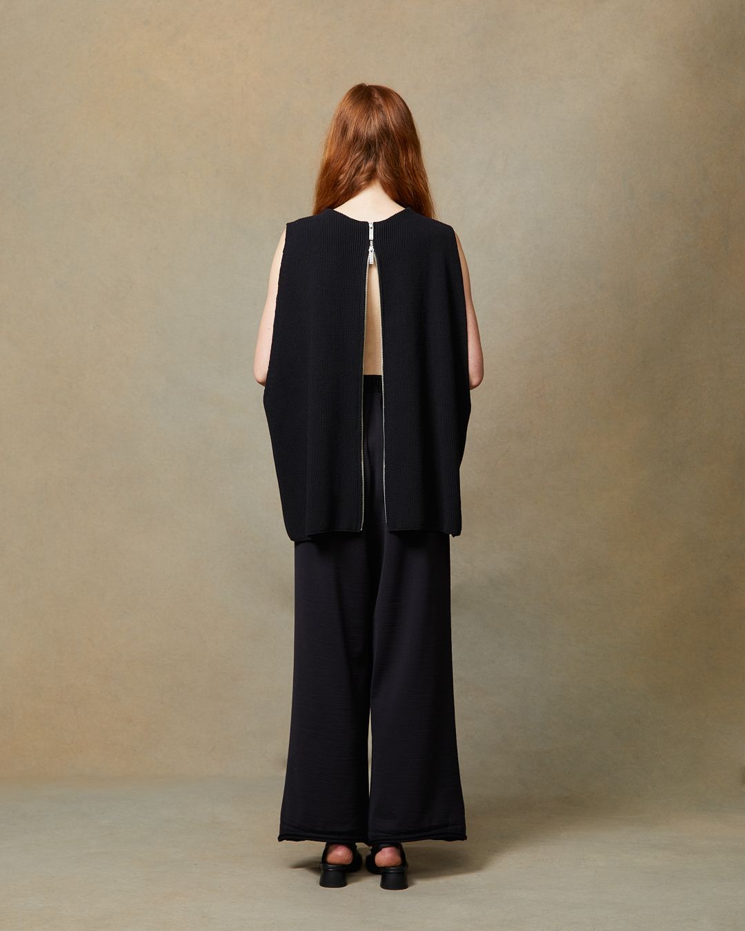 i'm here - Driver's Knit Vest -ベスト(Black / ブラック i'm here - Driver's Knit Vest -ベスト(Black / ブラック