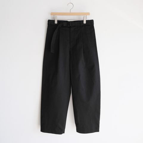 Dry Westpoint Barrel-Fit Belted Pants -パンツ-（Black / ブラック）GM263-40381