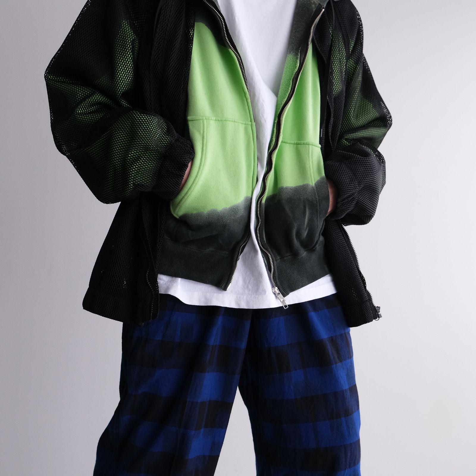Hand Dye Twist Parka -パーカー-（Green / グリーン）