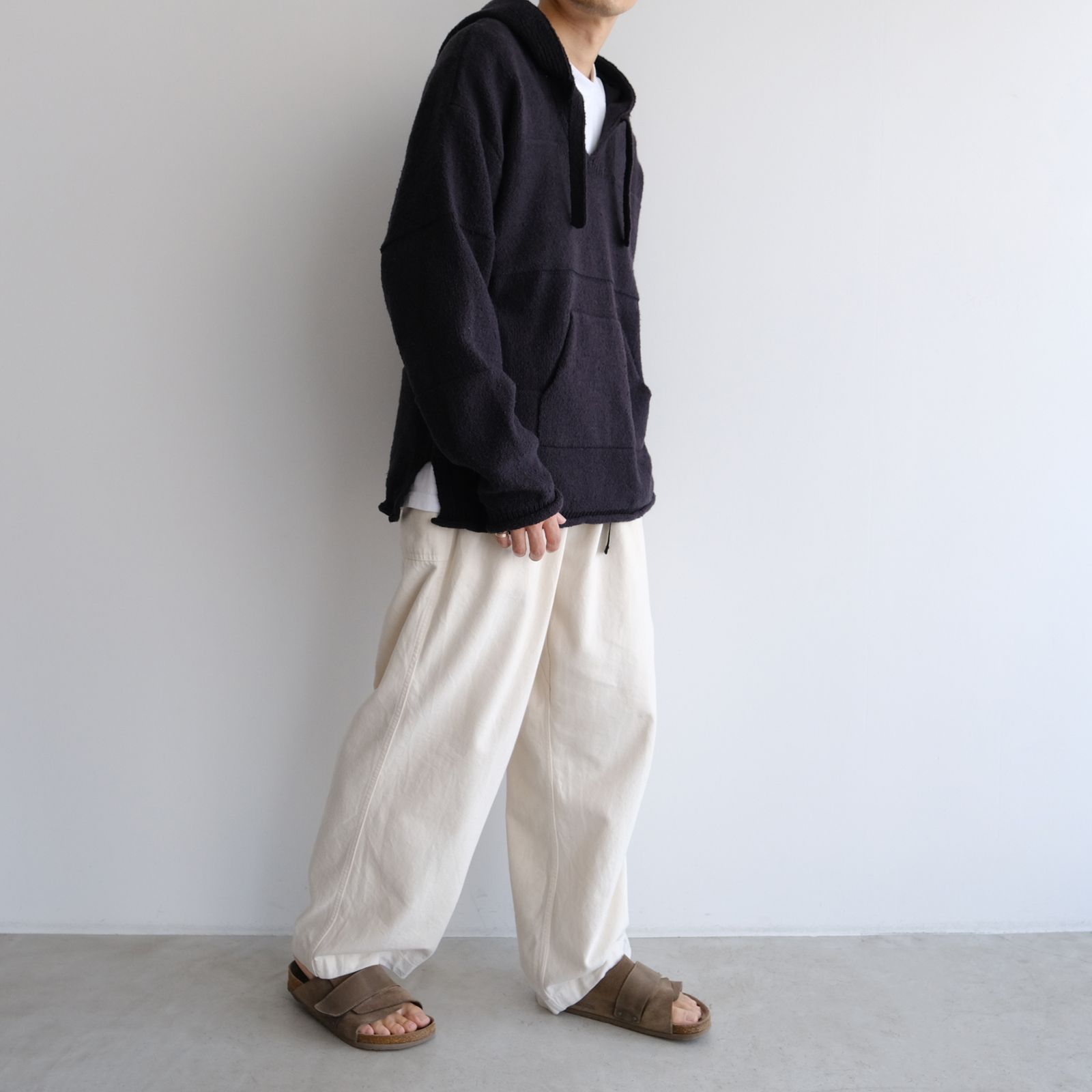 Mexican Knit Hoodie -ニット-（Black / ブラック）