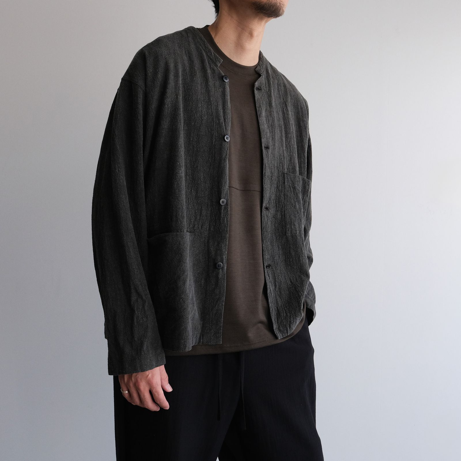 Yururi Tee L/S Super100s -Tシャツ-（Olive / オリーブ）