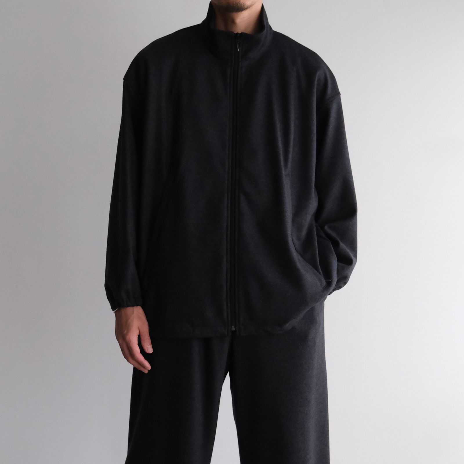 Wool Smooth Flannel Track Blouson -ブルゾン-（Gray / グレー）GU253-30220B