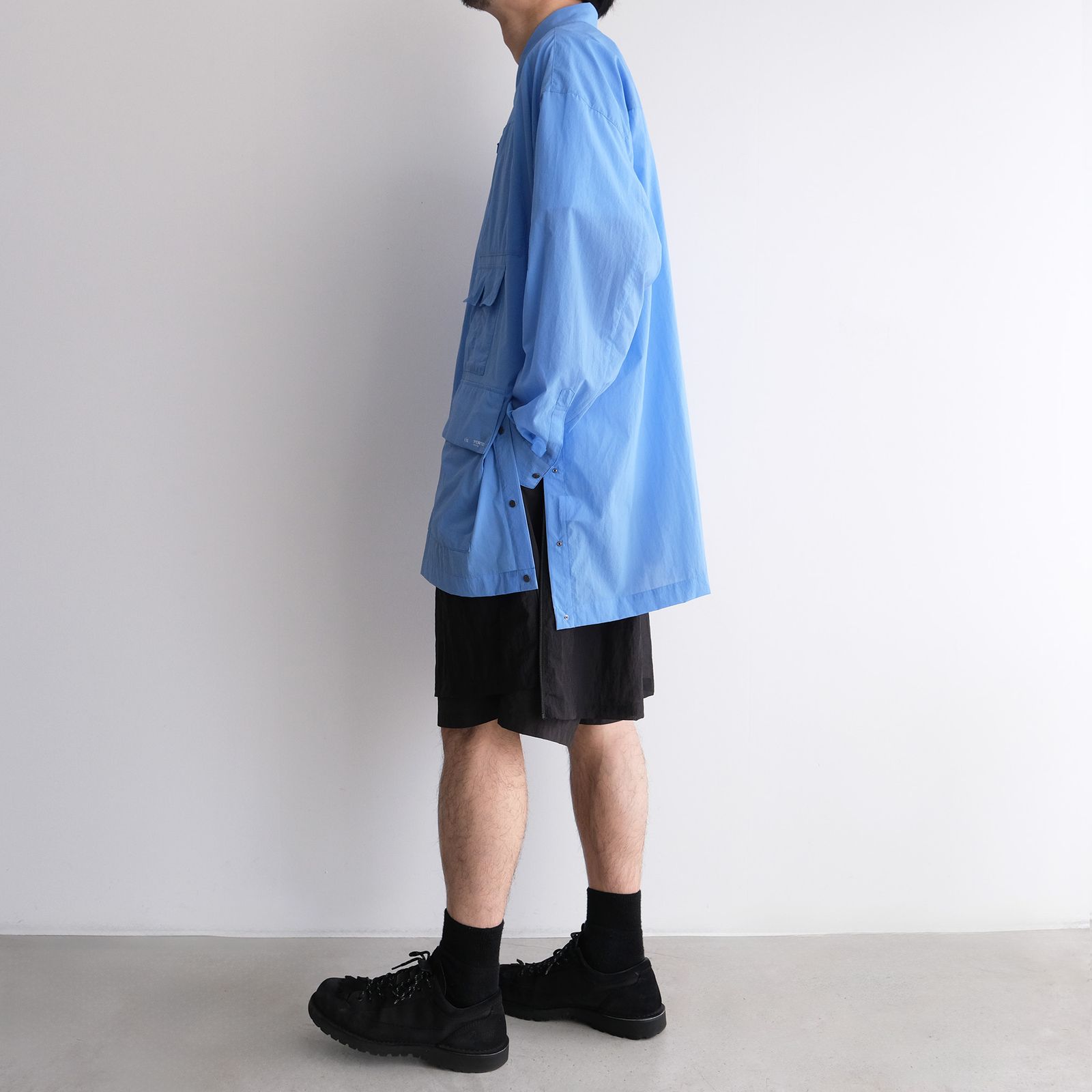 Pertex Utility Longline Shirt -シャツ-（Blue / ブルー）