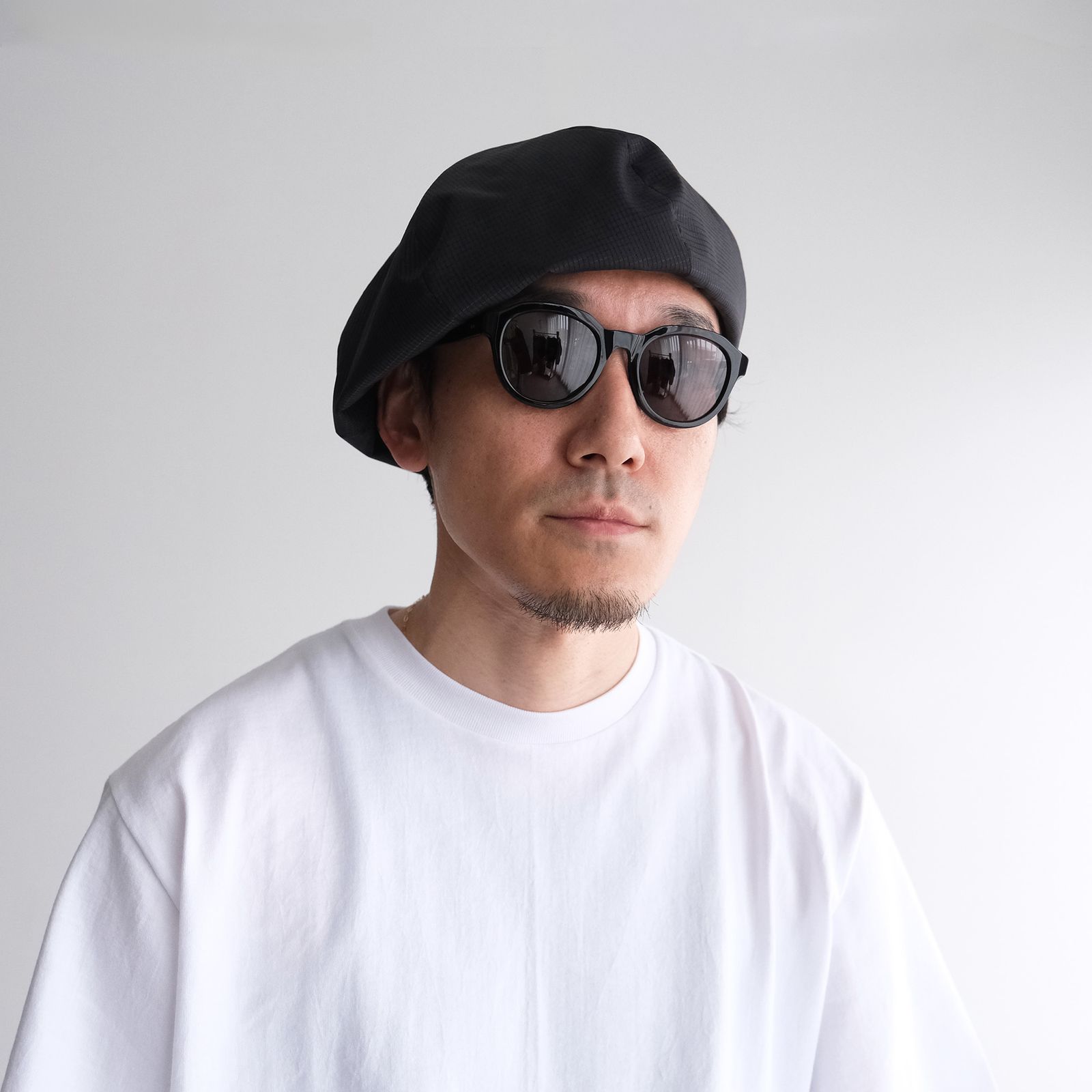 Dot Air Beret -ベレー帽-（Black / ブラック）