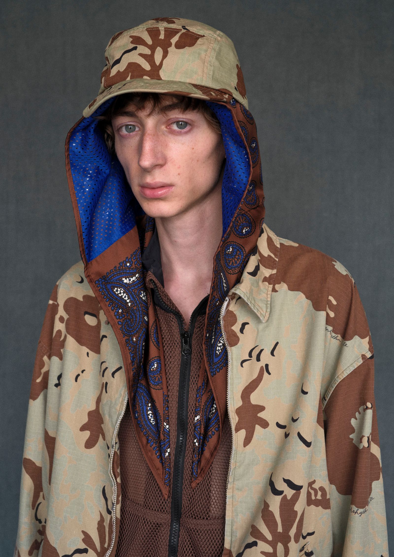 Camo Flower Blouson -ジャケット-（Beige / ベージュ）