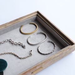 Stackable Jewelry Tray -トレー-（Beige /ベージュ）