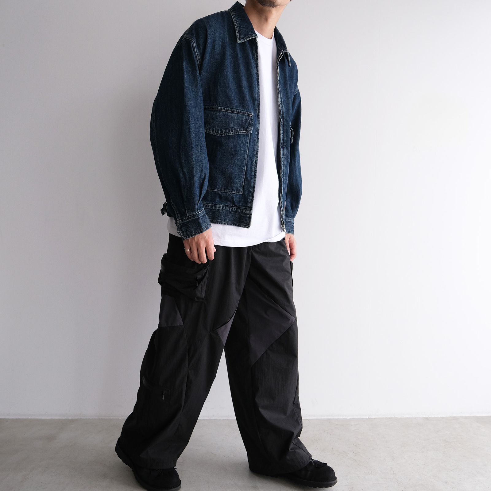 Selvage Denim Zip Jacket -デニムジャケット-（Indigo Dark Fade / インディゴダークフェイド）