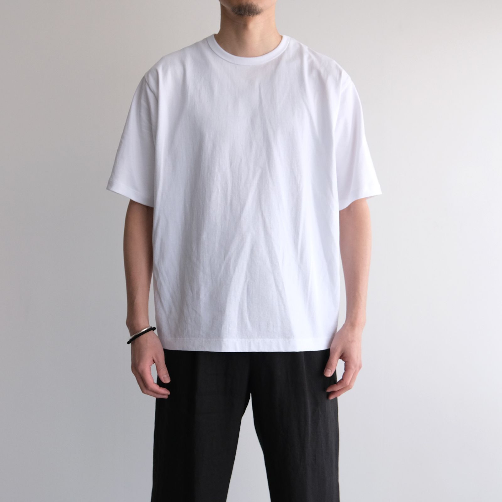 Dry Cotton Jersey Standard T-Shirt -Tシャツ-（White / ホワイト）