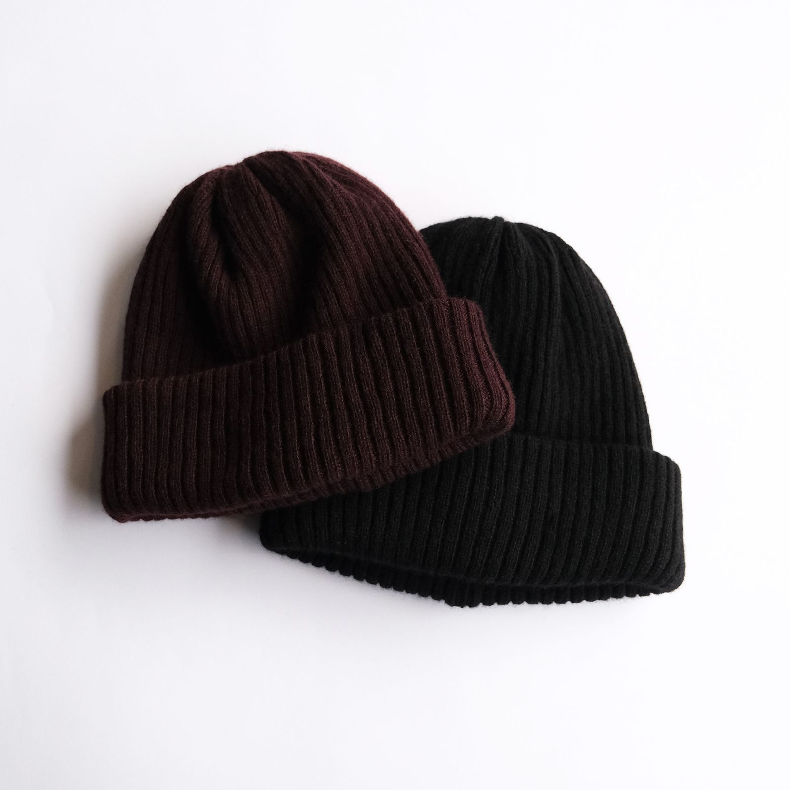 Cashmere Knit -ニットキャップ-（Wine Brown / ワインブラウン）