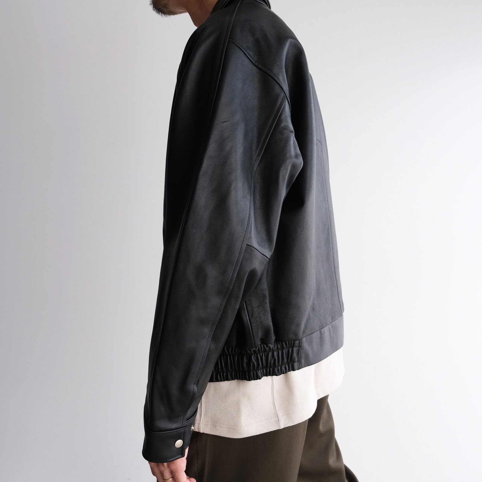 UNIVERSAL PRODUCTS ゴートレザー ドリズラージャケット UNIVERSAL