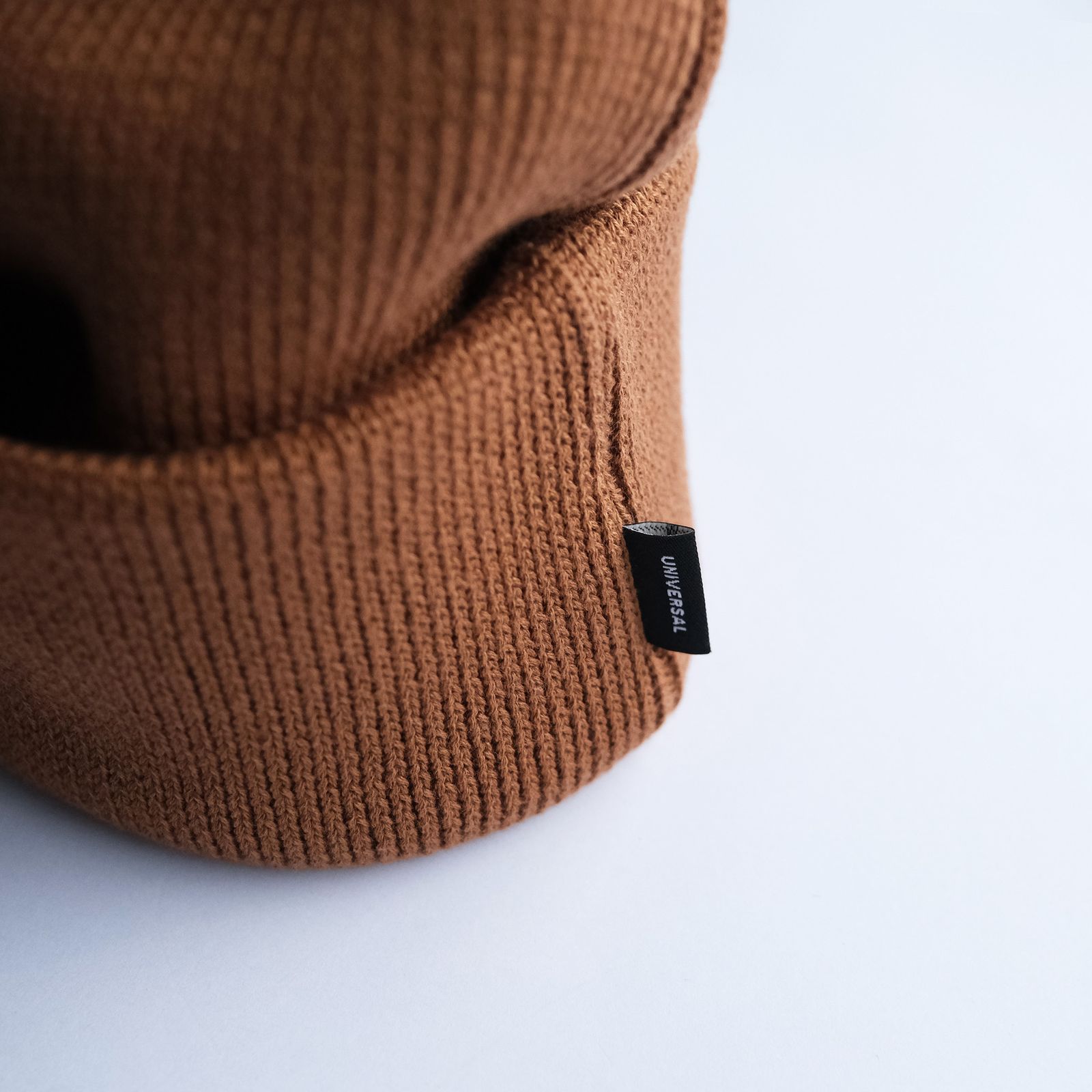 Knit Cap -ニットキャップ-（Camel / キャメル）