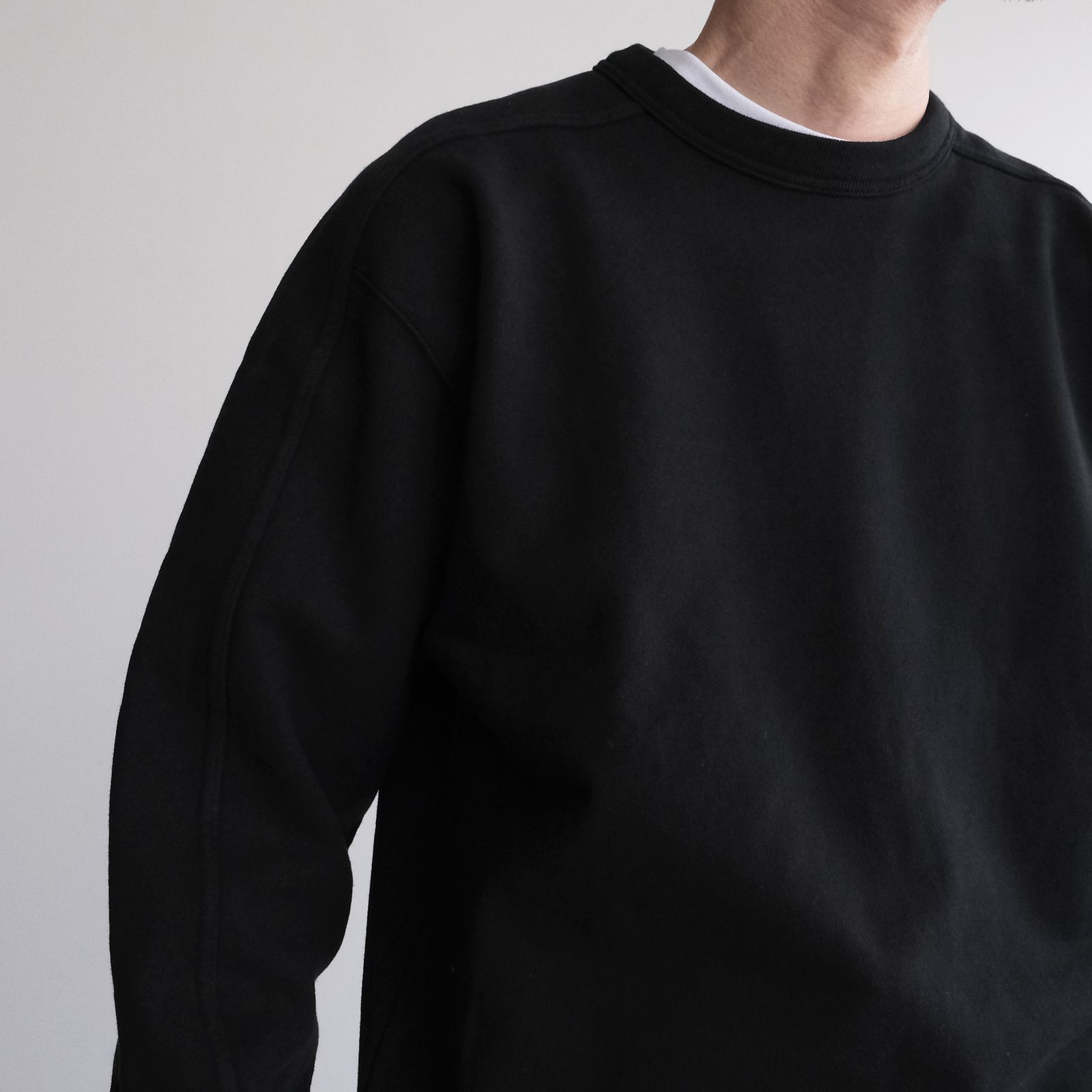 Vintage Fleece Crew Neck Pullover -スウェット-（Black / ブラック）