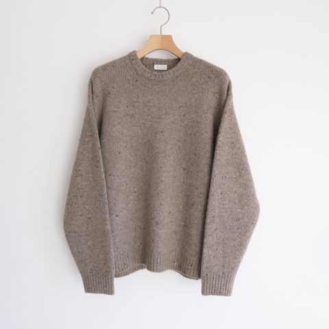 Wool Cashmere Nep Knit -ニット-（Beige / ベージュ）