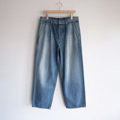 Selvage Denim Two Tuck Pants -デニムパンツ-（Indigo Light Fade / インディゴライトフェード）GU261-40061LB
