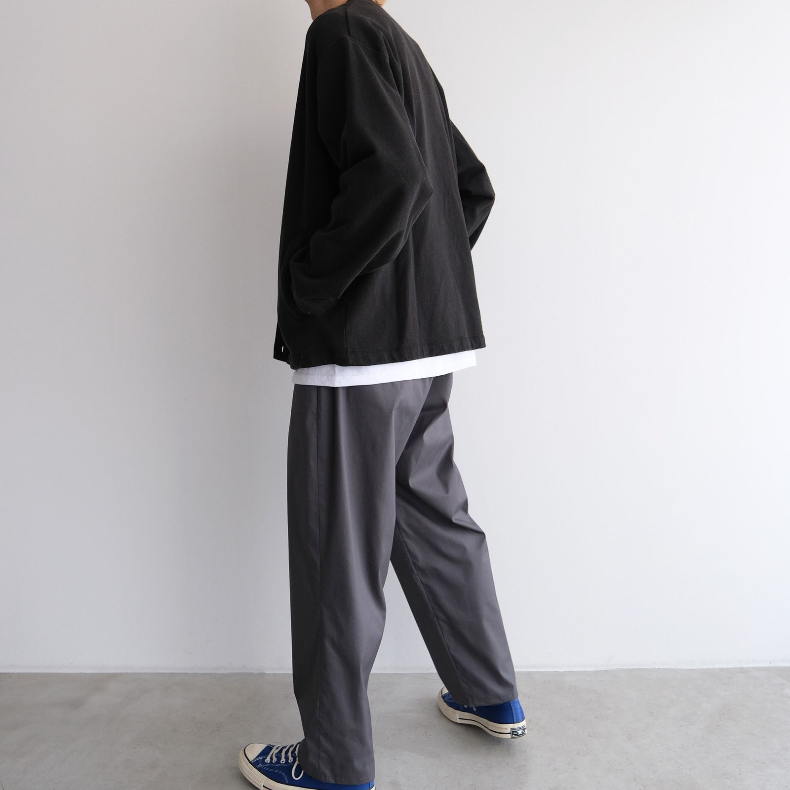 Solotex Twill Wide Tapered Chef Pants -パンツ-（Gray / グレー）