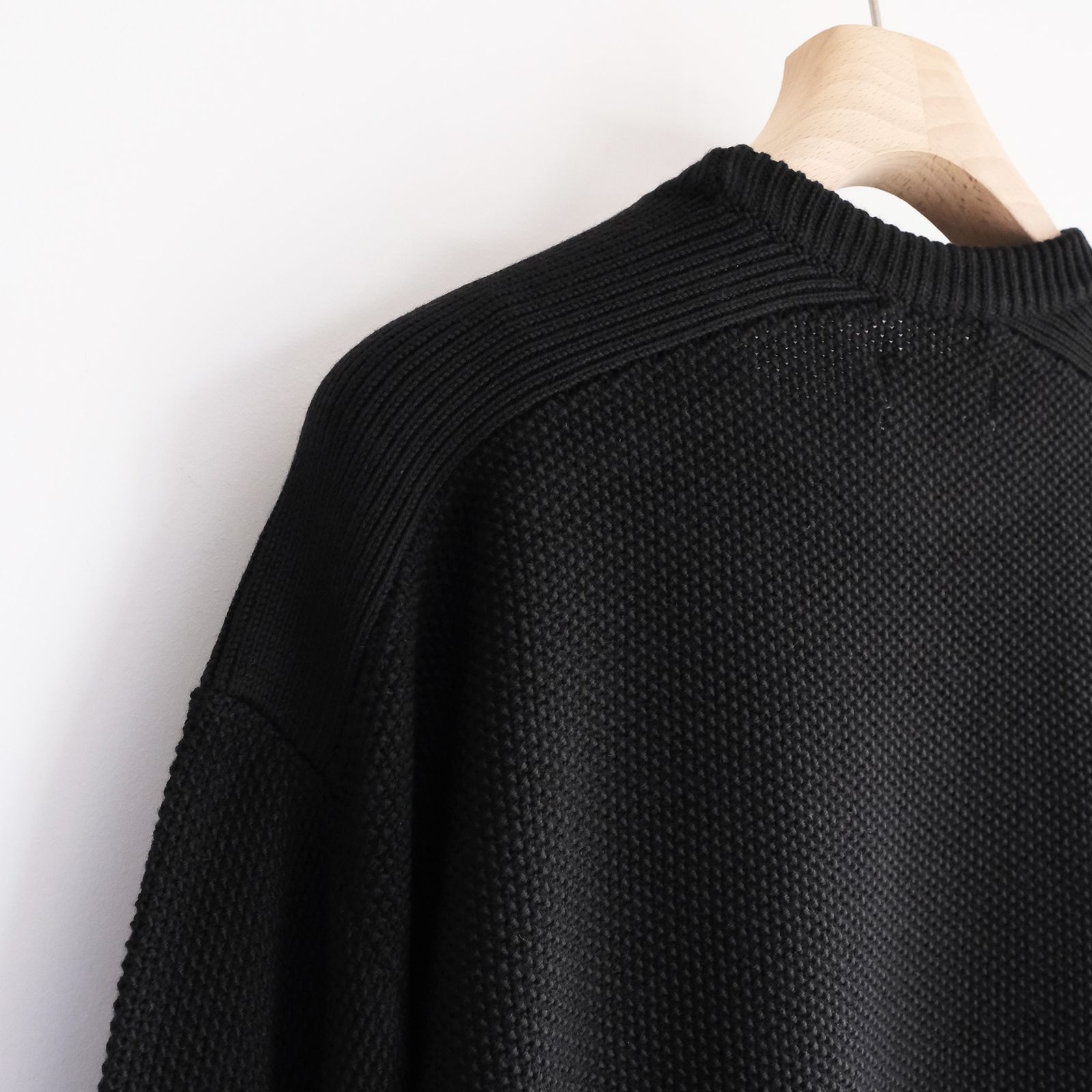 Soft Wool Command Sweather -ニット-（Black / ブラック）GU263-80600