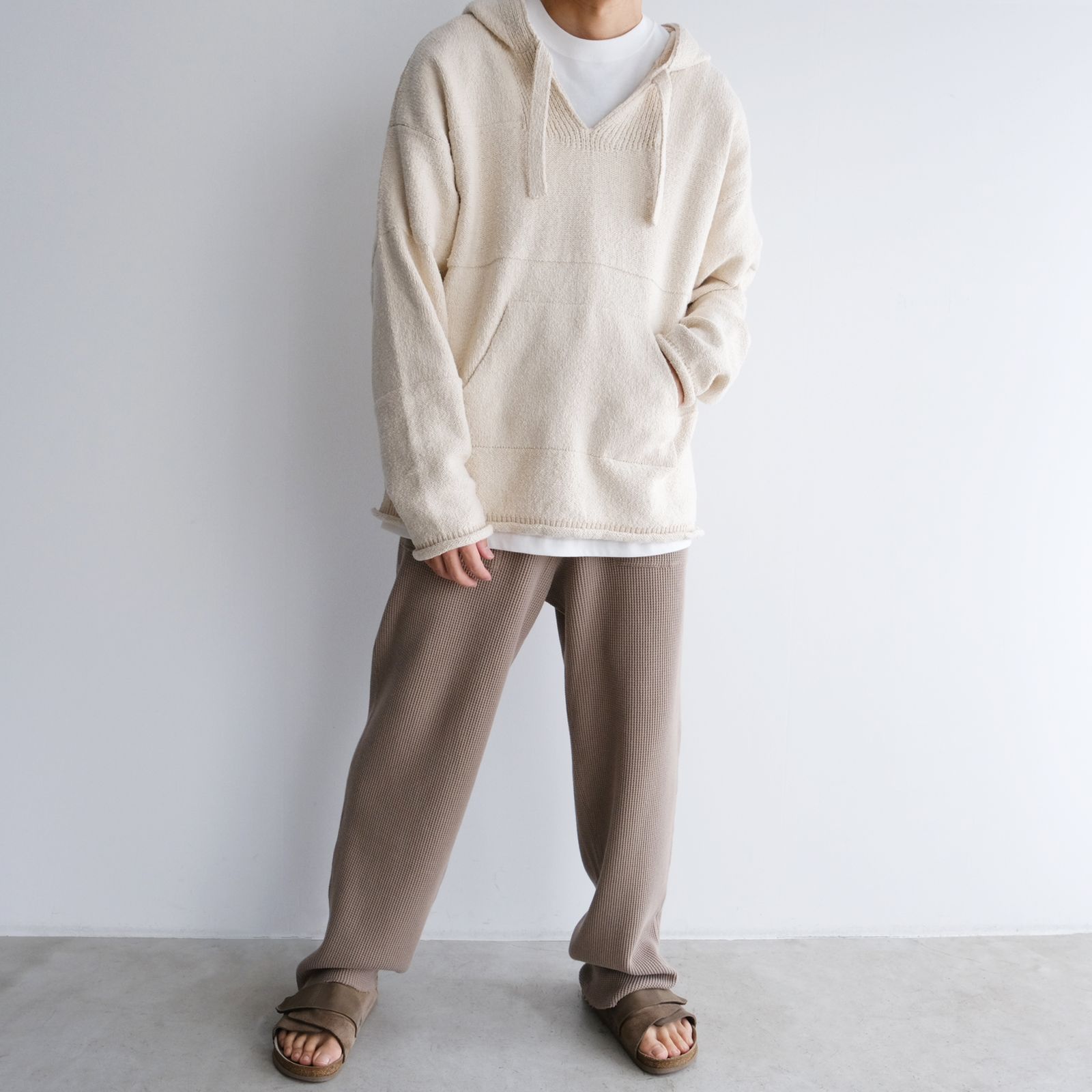 Mexican Knit Hoodie -ニット-（Natural / ナチュラル）