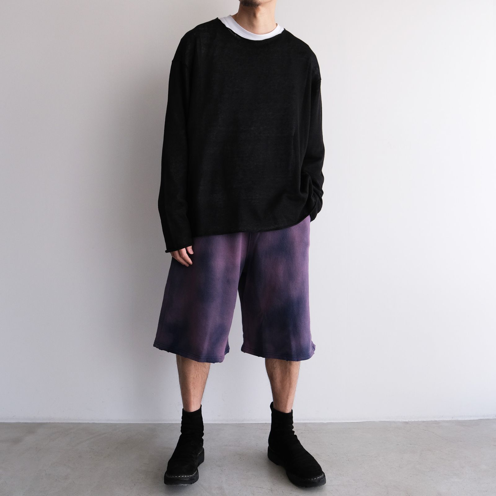 Sweat Half Pants -ショーツ-（Navy / ネイビー）