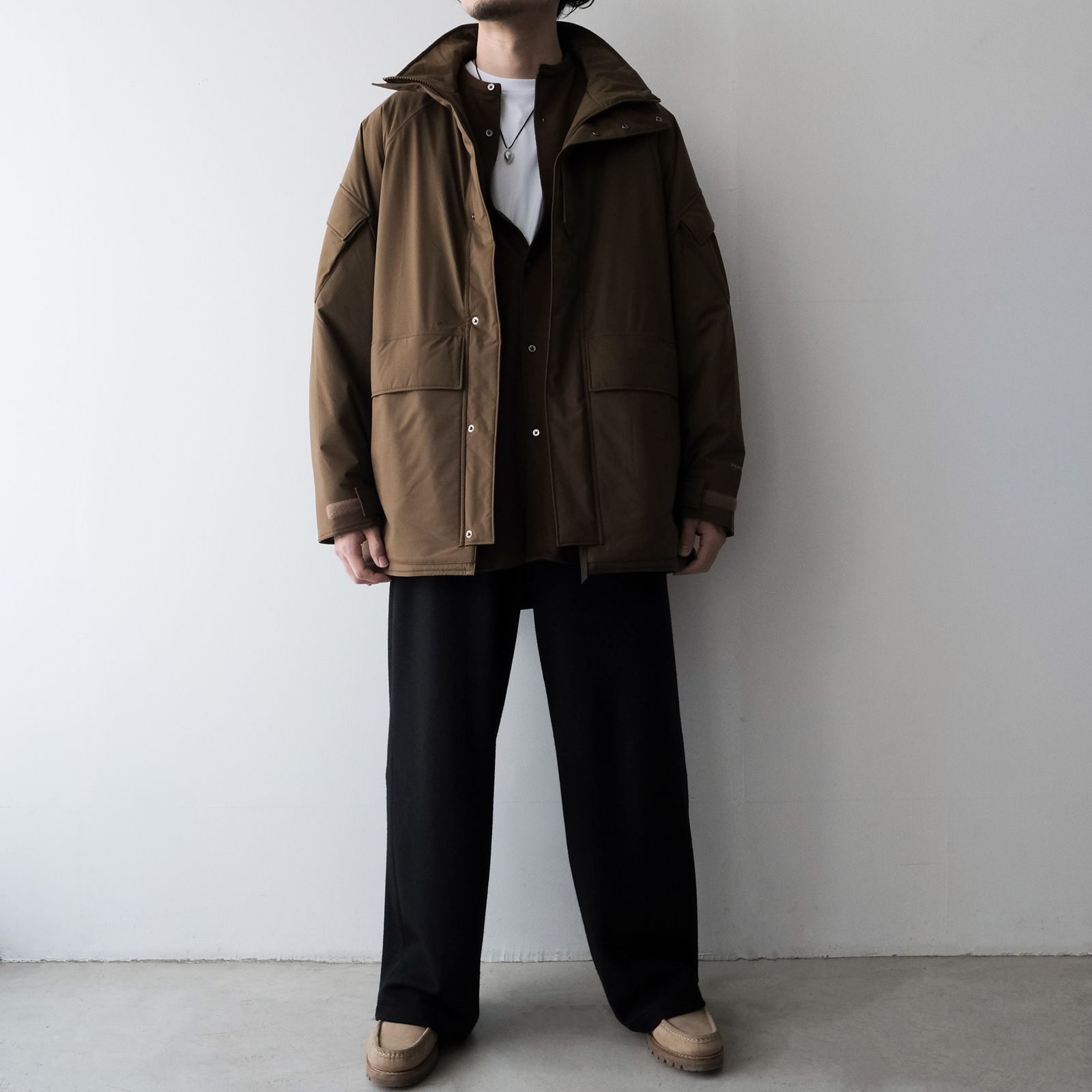 PERTEX SHIELD Insulated Military Parka -ジャケット-（Brown / ブラウン）GM263-30271