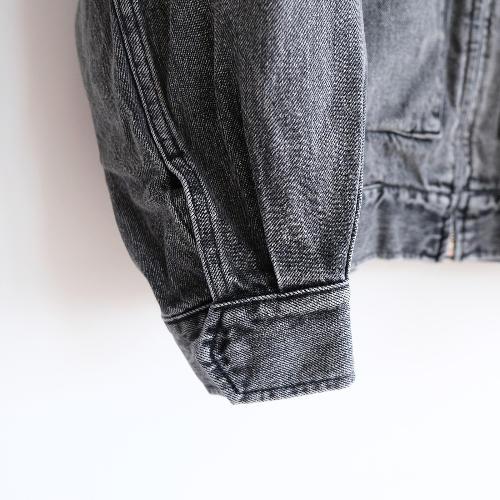 Selvage Denim Zip Jacket -デニムジャケット-（Black Light Fade / ブラックライトフェイド）
