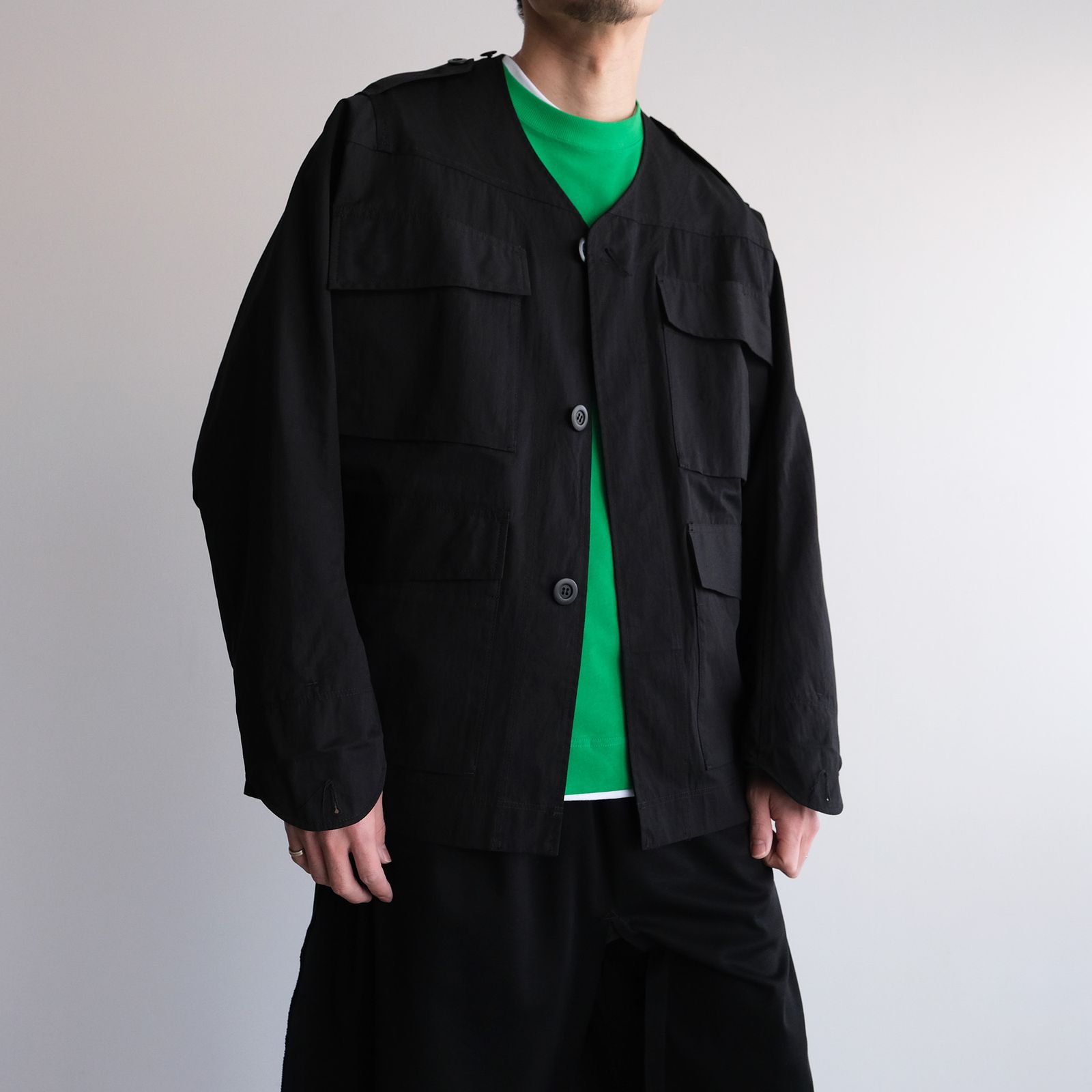 Haori Miritary：Jacket -ジャケット-（Black / ブラック）