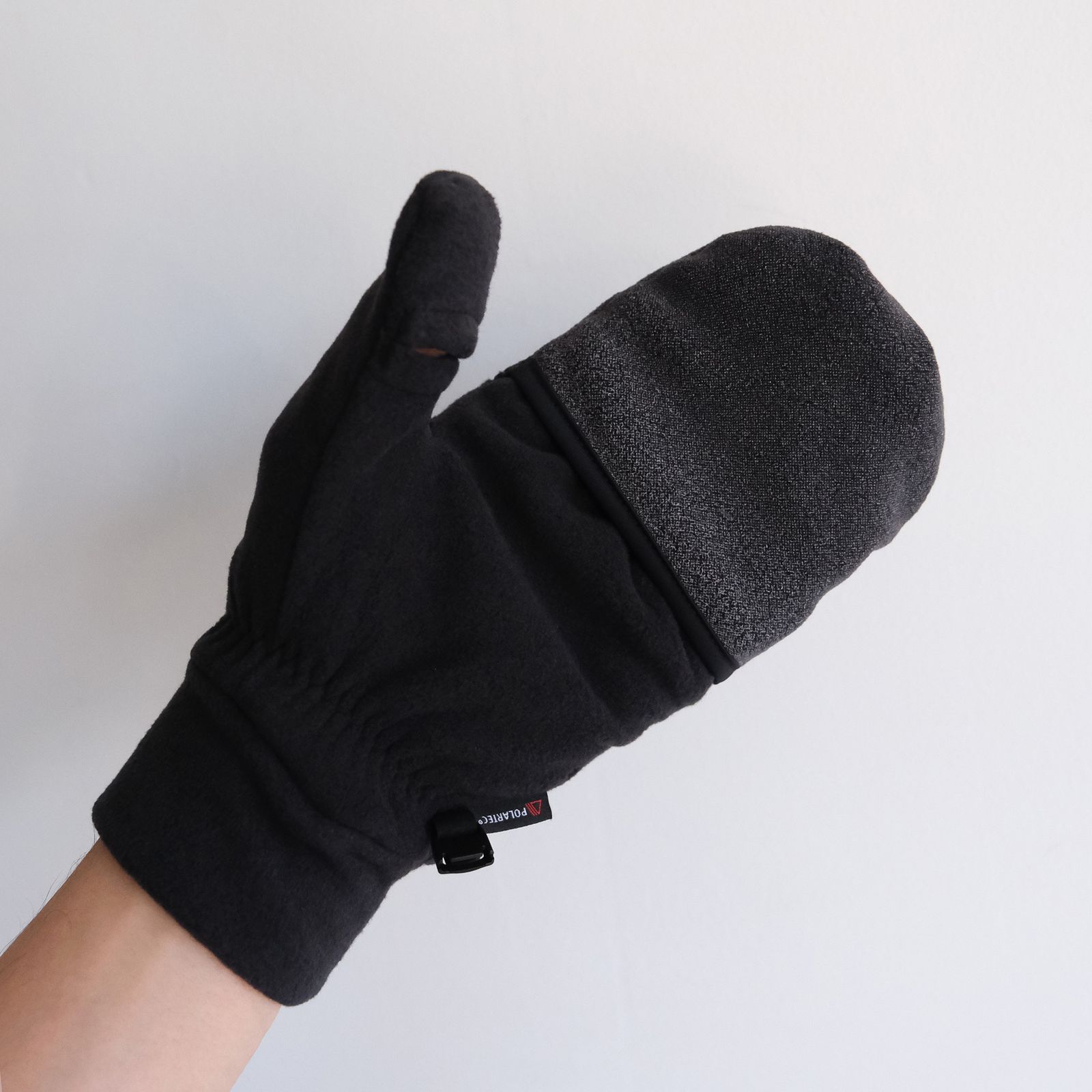 Pigment Print Wash Polartec Mitten -グローブ-（Black / ブラック）