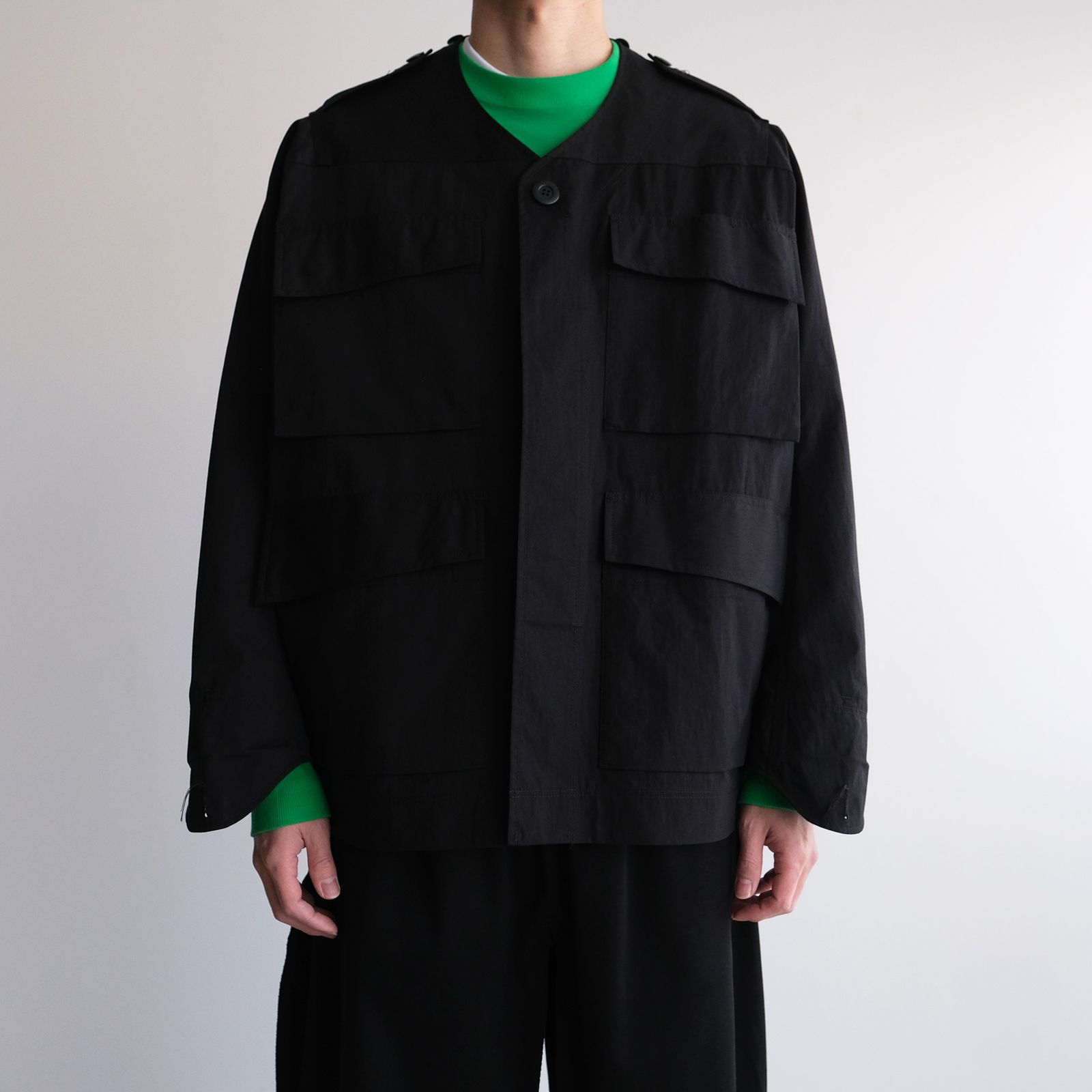 Haori Miritary：Jacket -ジャケット-（Black / ブラック）